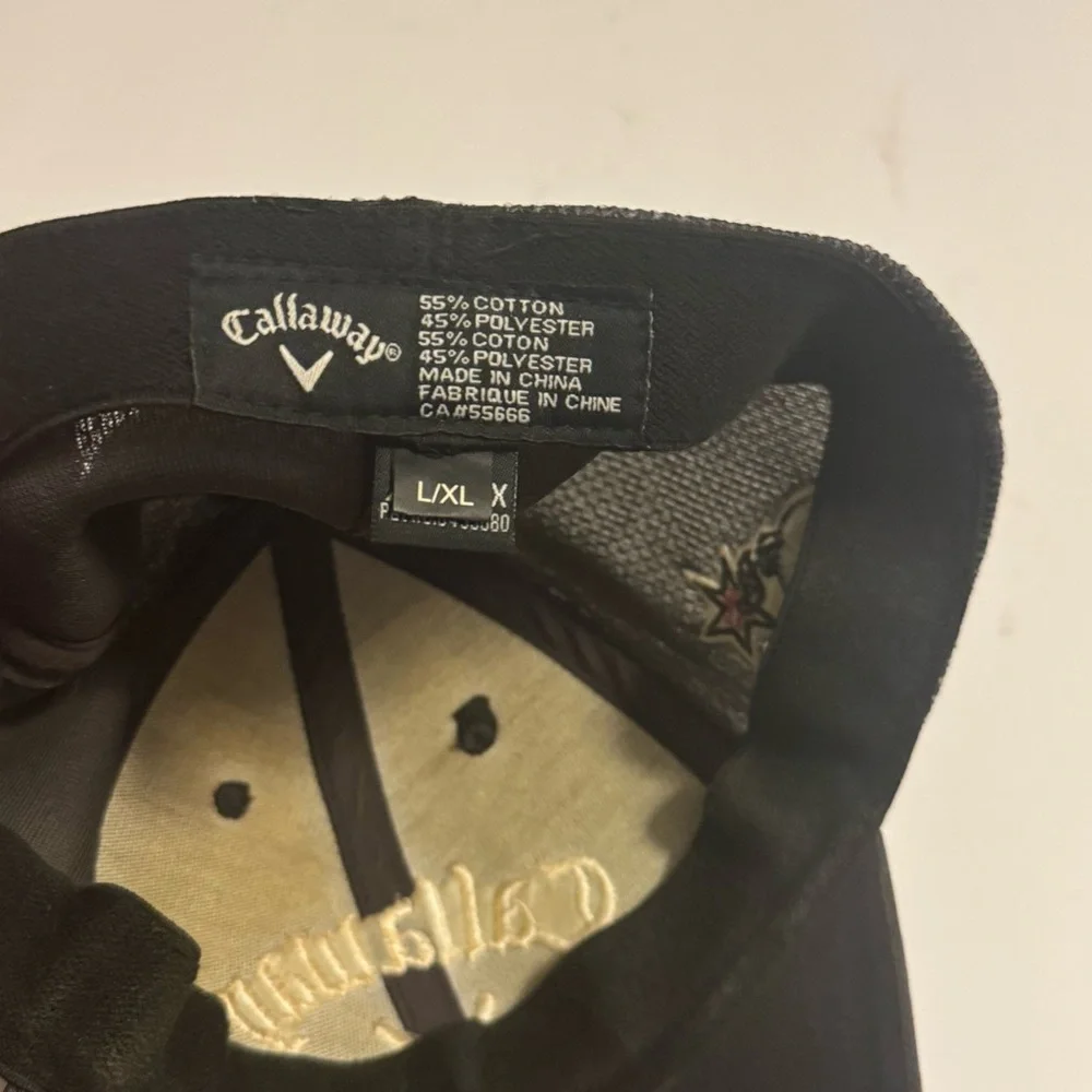 Callaway Black Hat with‎ White Logo and Red Details - Picture 5 of 5
